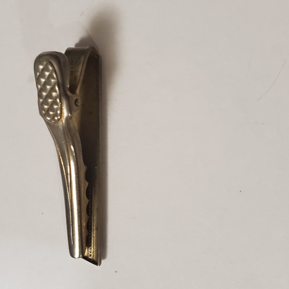 Gold and Silver Textured Jewelry Clip